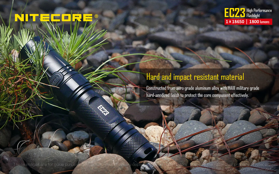ไฟฉาย Nitecore EC23 แถมฟรีแบตชาร์จ