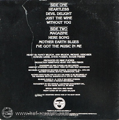 Heart - Magazine 1978 1lp