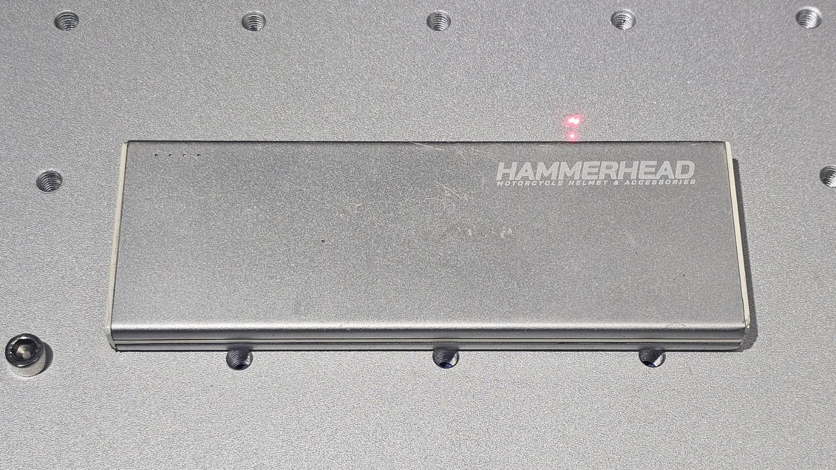 เลเซอร์พาวเวอร์แบงค์สแตนเลส Hammerhead