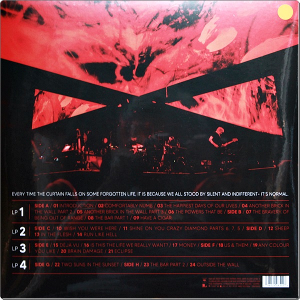 Roger Waters - Live From Prague 4Lp New