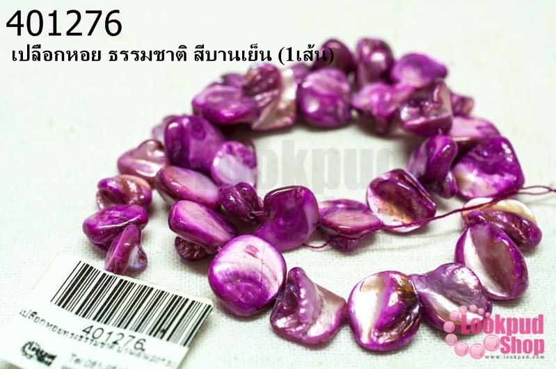 เปลือกหอย ธรรมชาติ สีบานเย็น (1เส้น)