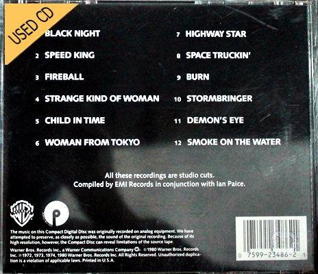 Used CD Deep purple - Deepest Purple