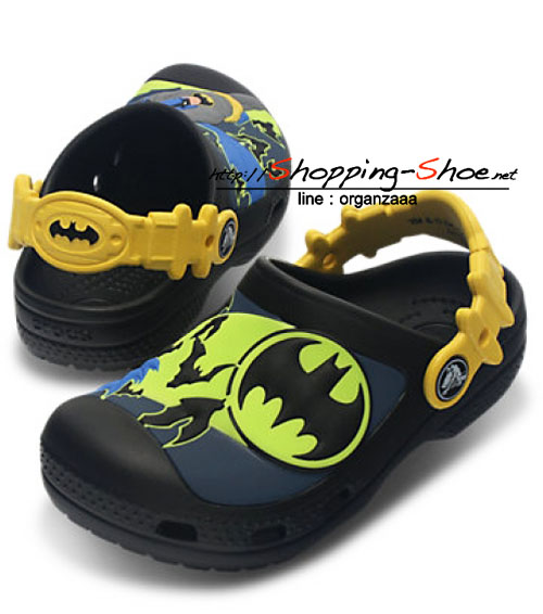Crocs Kids Batman Custom Clog Glow In The Dark ของแท้ Outlet ไทยและอเมริกา