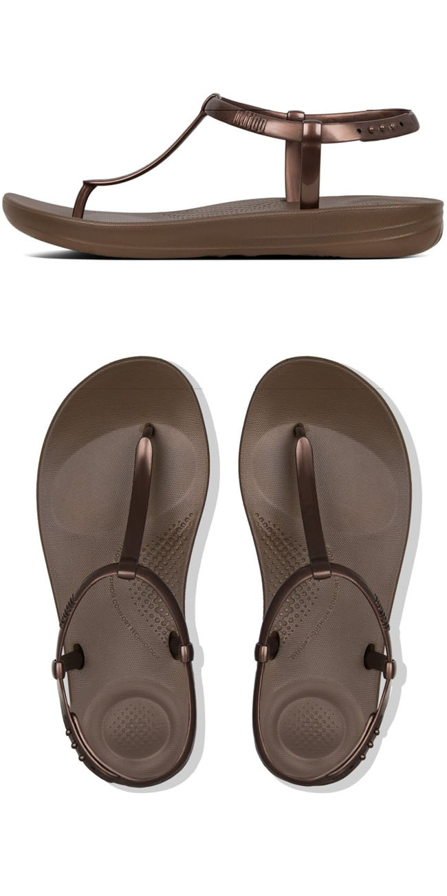 Fitflop Iqushion Metallic Splash Bronze ของแท้ นำเข้าจาก USA และ UK