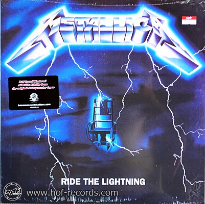 Metallica - Ride The Lightning 1984 1lp NEW