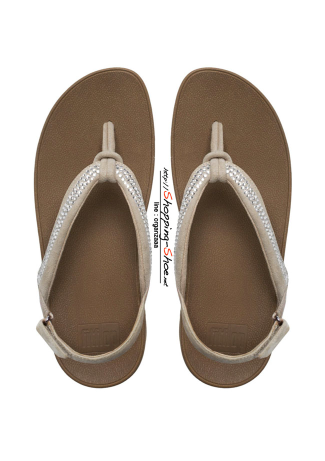 Fitflop Crystal Swirl Backstrap Nude ของแท้ นำเข้าจาก USA และ UK