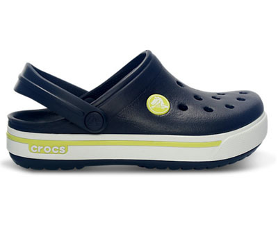 Crocband II.5 Clog Kids - Navy/Citrus ของแท้ Outlet ไทยและอเมริกา สำเนา