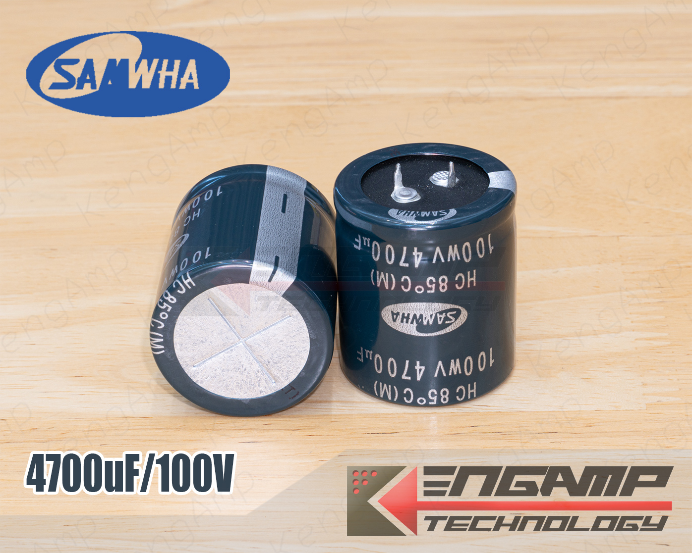 (1ตัว) [E-CAP] 4700uF/100V 85 C SAMWHA HC(M) 35x40mm P=10mm