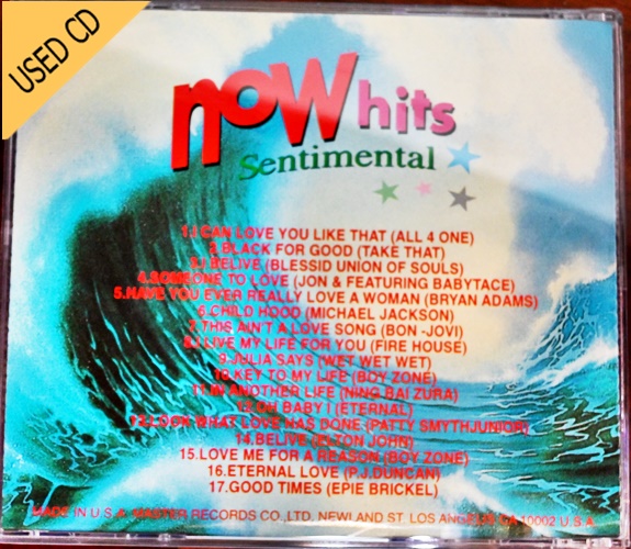 Used CD Now Hits Sentimemtal