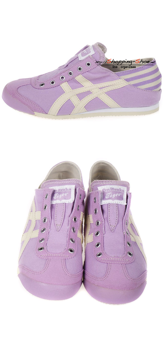 Onitsuka Tiger Mexico 66 Slip On Paraty - Lavender ของแท้ มีกล่อง ป้ายครบ