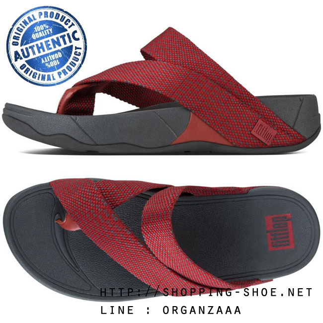 Fitflop Sling Weave Classic Red / Dark Shadow ของแท้ นำเข้าจาก USA และ UK