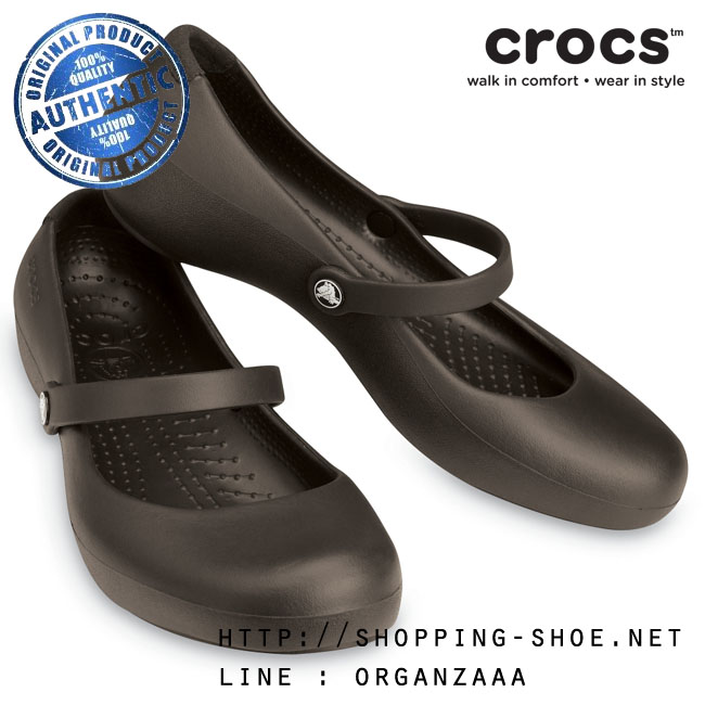 Crocs Alice Work - Espresso ของแท้ Outlet ไทยและอเมริกา