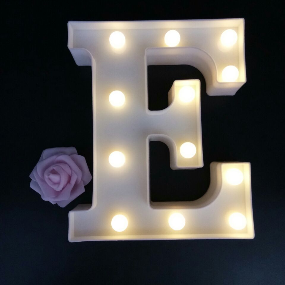 กล่องไฟ LED ตัวอักษรภาษาอังกฤษ A-Z กล่องสีขาว (กรุณาระบุตัวอักษรที่ต้องการ เมื่อทำการสั่งซื้อ) / ราคาต่อ 1 ชิ้น