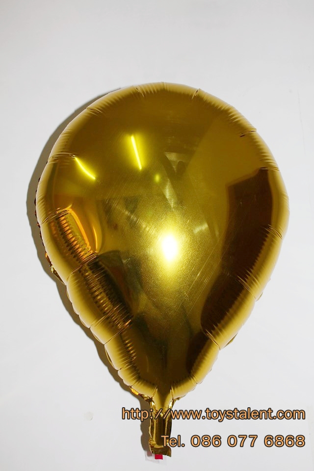 ลูกโป่งฟลอย์รูปหยดน้ำ สีทอง - Water Drop Shape Foil Balloon Gold Color / Item no. TL-G036
