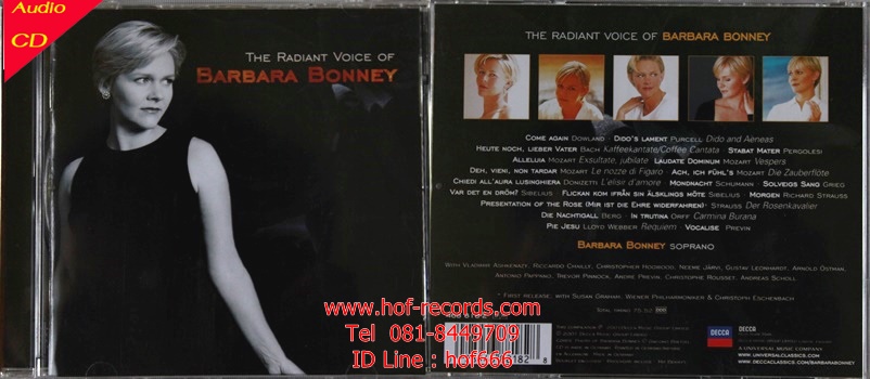 Used CBarbara Bonney - The Radiant Voice of ( VG++ )