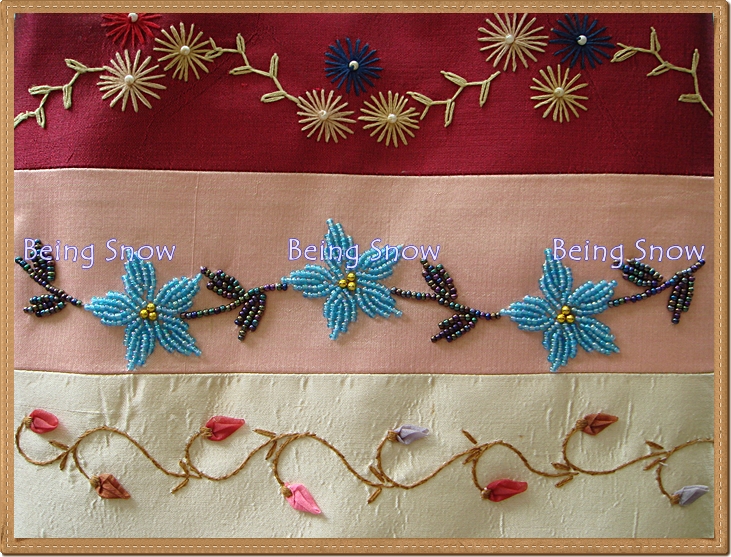 กระเป๋าสะพายผ้าไหมปักเลื่อม