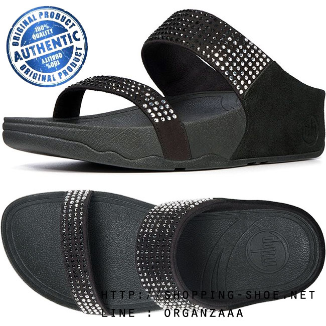 Fitflop Flare Slide Black ของแท้ นำเข้าจาก USA และ UK