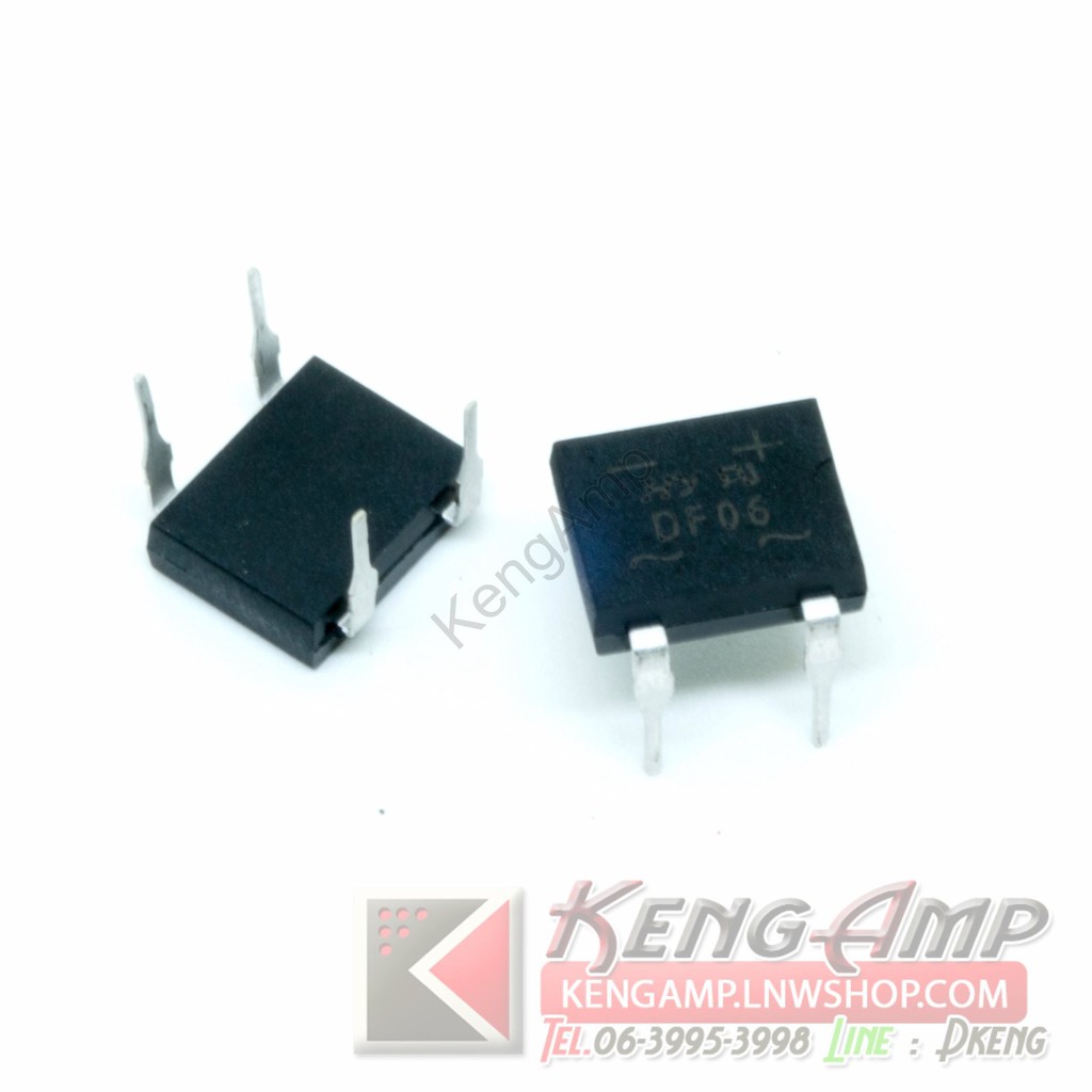 (10ตัว) [DIOD] DF06 HY Bridge Diode 1A 600V