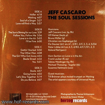 Jeff Cascaro - The Soul Sessions 2Lp N.