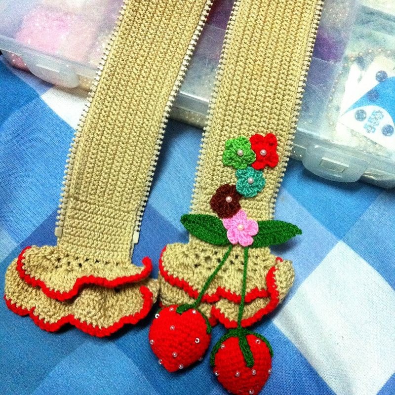 ไหมถักหุ้มหูกระเป๋า LV neverfull