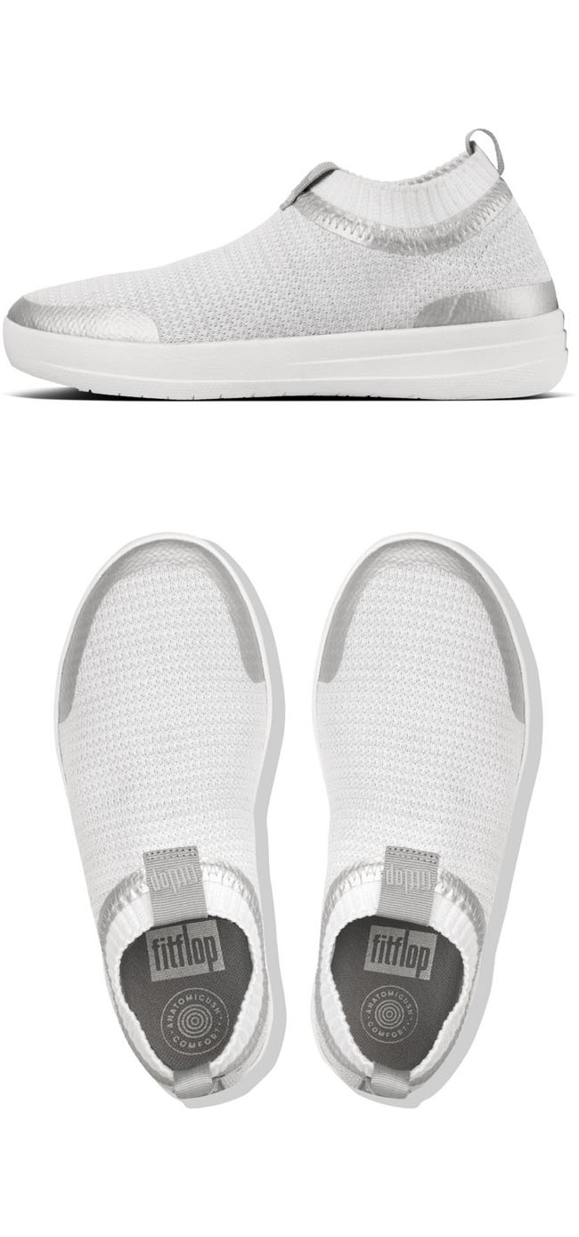 Fitflop Uberknit Metallic Weave Metallic Silver ของแท้ นำเข้าจาก USA และ UK