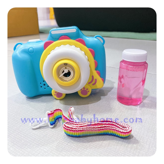 กล้องสบู่ เครื่องทำบับเบิ้ล เครื่องทำฟองสบู่เด็กไดโนเสาร์เป่าฟอง สินค้าเป็นของแถม ของพรีเมี่ยม