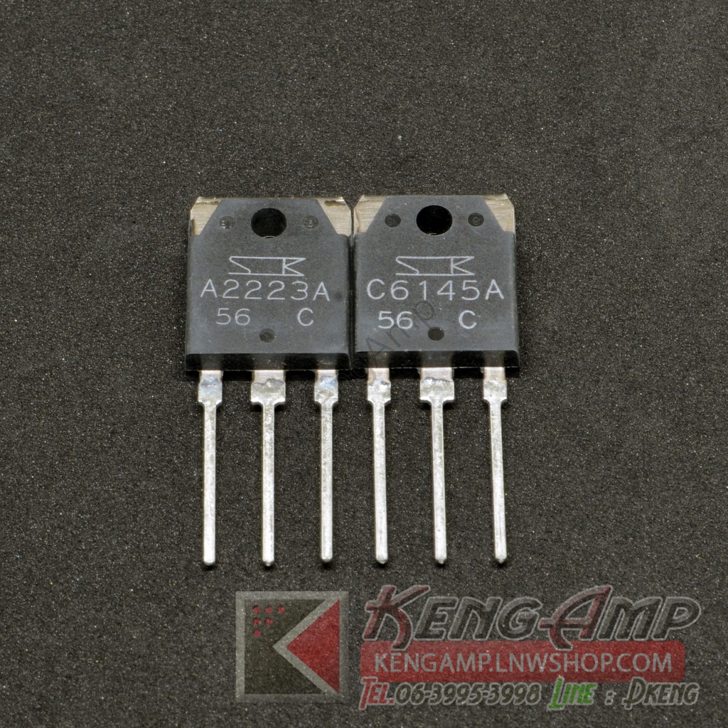 (1คู่) [TR] 2SA2223A + 2SC6145A 15A/230V SANKEN Power Transistor