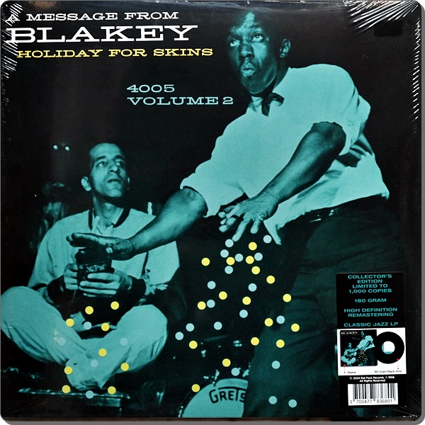 Art Blakey - Holiday For Skins 4005 Volune 2 1Lp New