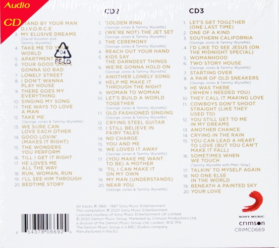 Tammy Wynette - Gold 3Cd N.