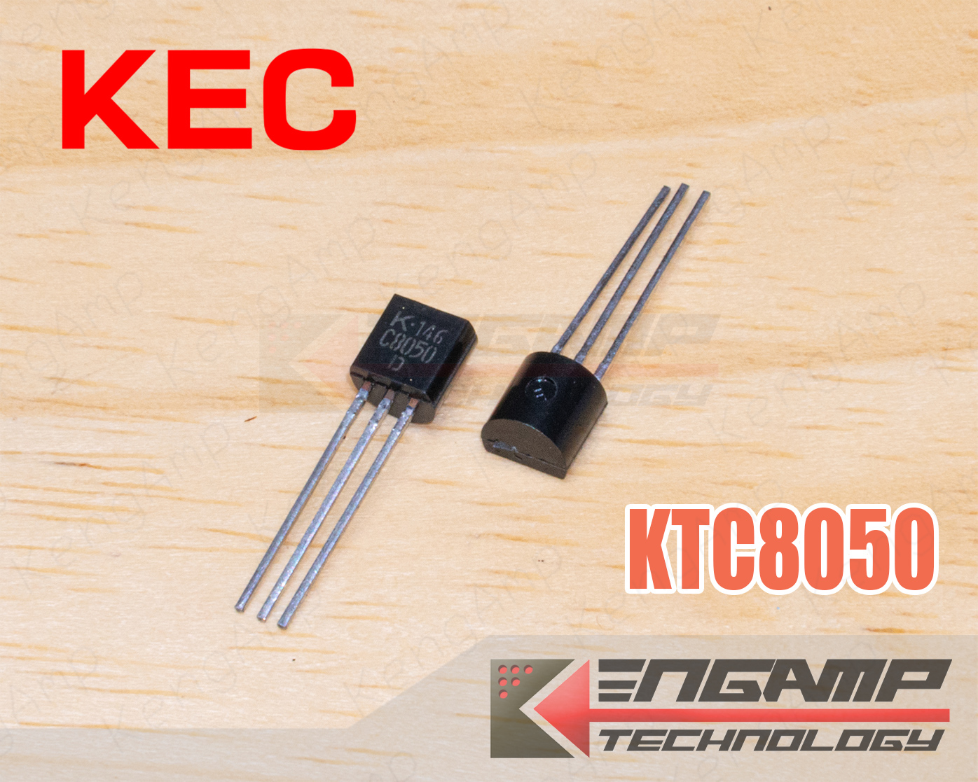 (10ตัว) [TR] KTC8050 S8050 KEC 0.8A 30V TO-92 NPN Transistor