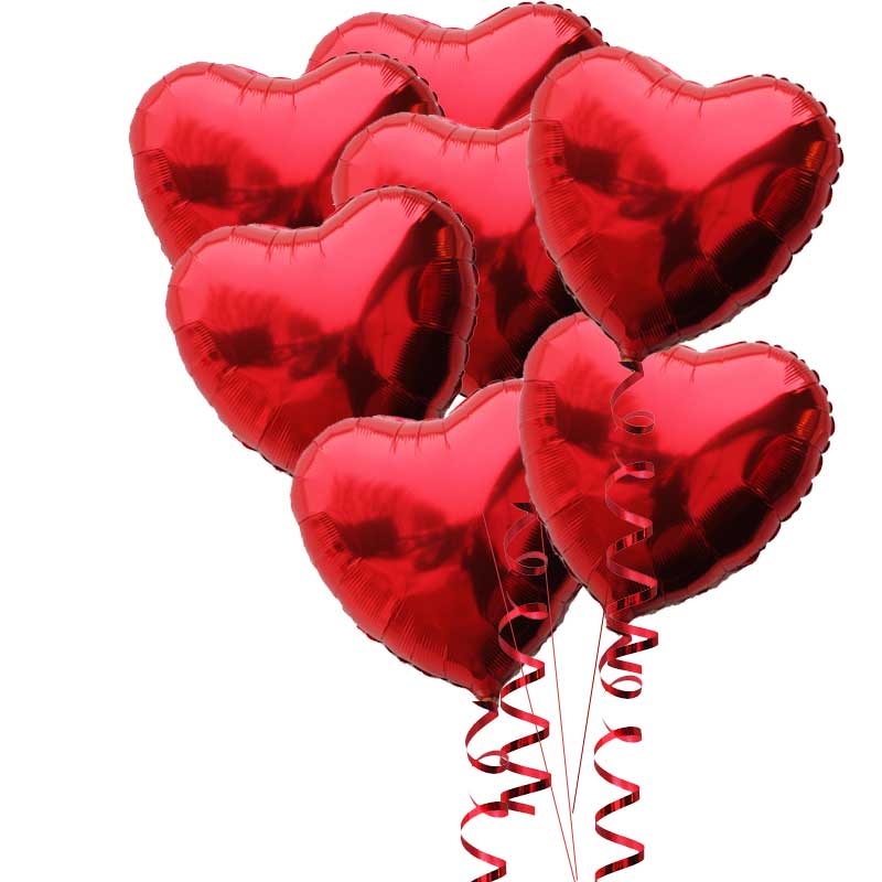 ลูกโป่งฟลอย์รูปหัวใจ สีแดง ไซส์กลาง 24 นิ้ว - Heart Shape Balloon 24" Red Color / Item No.TL-G016