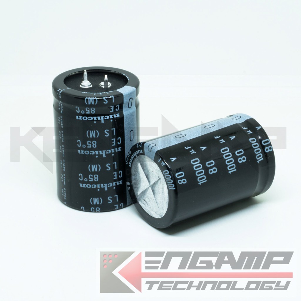 (1ตัว) [E-CAP] 10000uF/80V Nichicon 85องศา ขนาด 35x50mm ขาห่าง 10mm
