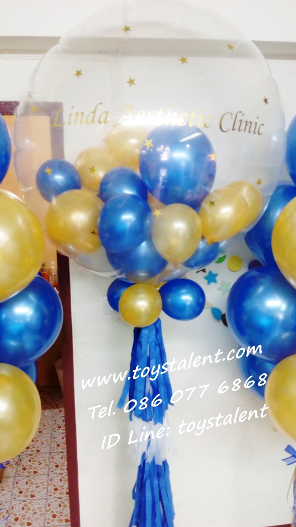 Set#88 เซ็ทช่อลูกโป่ง PVC balloons 36"+กลม10นิ้ว (10ใบ2ช่อ) รวมทั้งหมด 3 ช่อ (ชุดใหญ่)