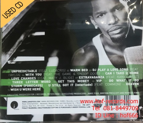 Jamie Foxx - Unpredictable (US) Used CD 1 Dise VG++