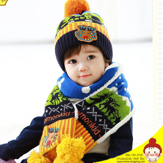 หมวกขนสัตว์ Dongkuan (แถมฟรี ผ้าพันคอเข้าชุด) เนื้อหนามาก ใส่อุ่นแน่นอน
