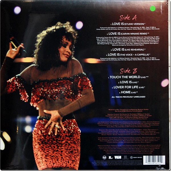 Whitney Houston - Love Is 1Lp New