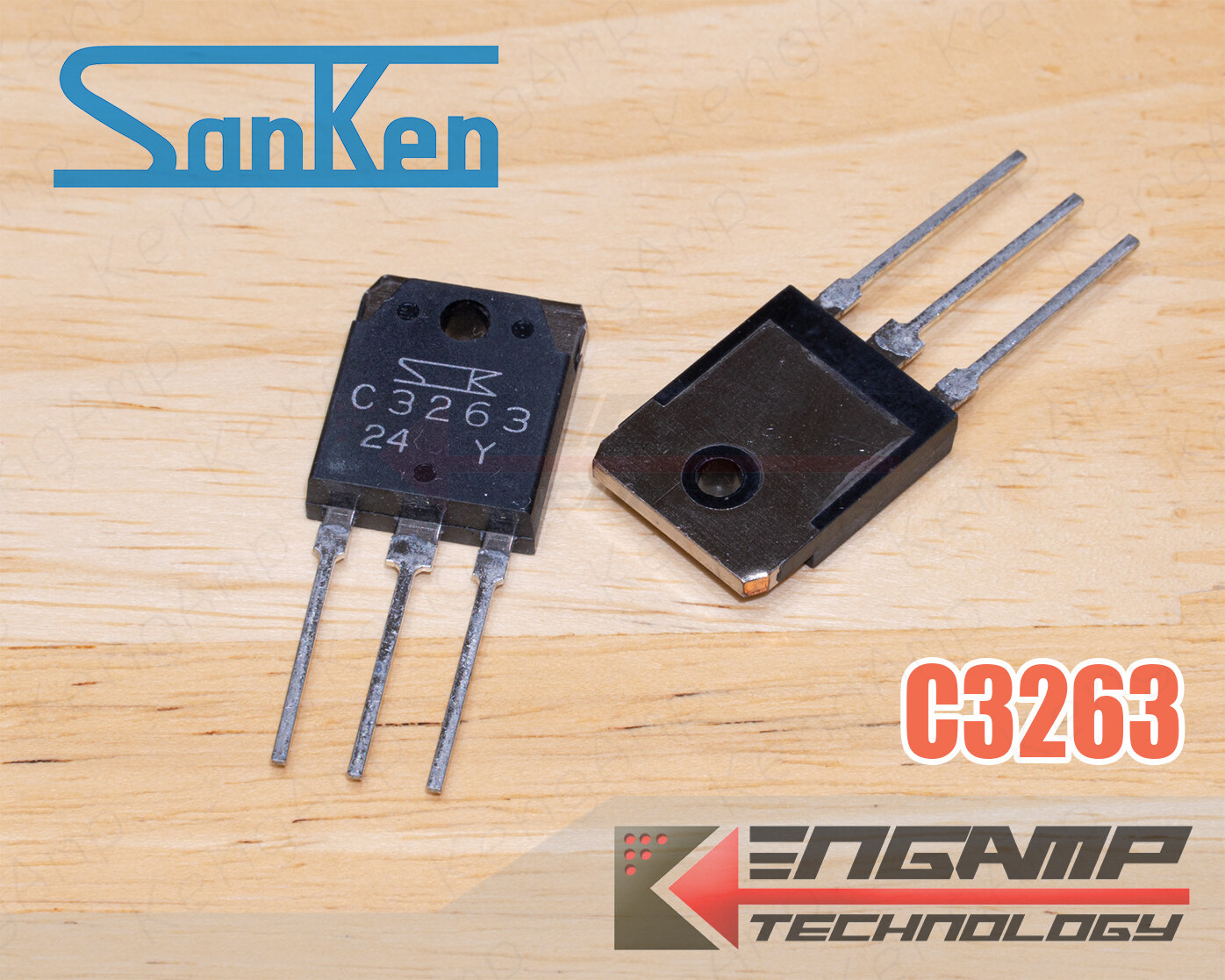 (1คู่) [TR] 2SA1294+2SC3263 SANKEN PNP NPN TR 15A 230V