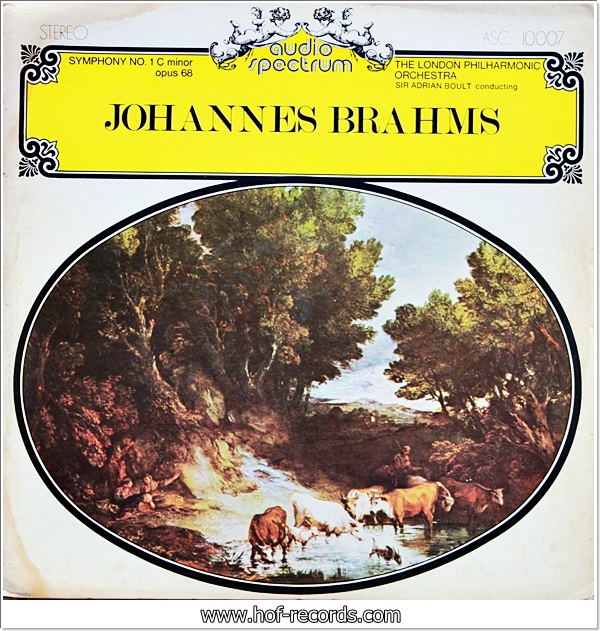 Johannes Brahms - Symphony No.1In C Minor Opus 68 (USA) 1Lp VG=+