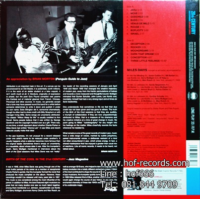 Miles Davis - Birth Of The Cool 1Lp N.