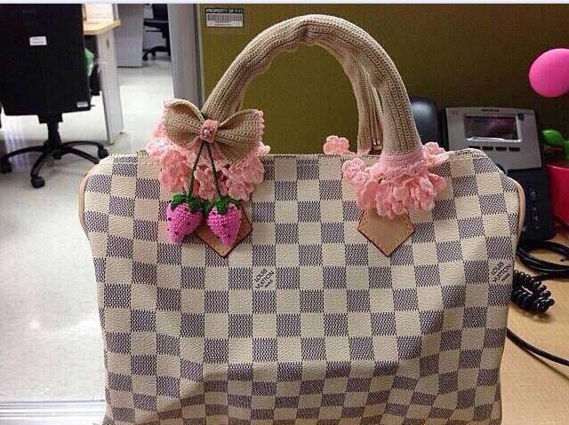 ไหมหุ้มหูกระเป๋า คอลเลคชั่น สีชมพู