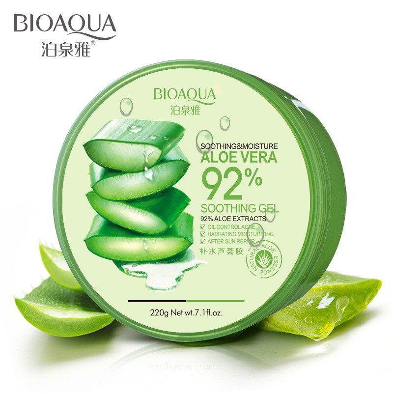 BIOAQUA Natural aloe vera 92% เจลว่านหางจระเข้
