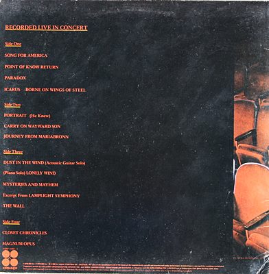 Kansas - Tow For The Show 1978 2lp