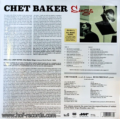 Chet Baker - Sings 1Lp N.