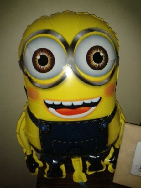 ลูกโป่งฟลอย์ Minion สองตา - Minion Two eyed Foil Balloon / Item No.TL-A044