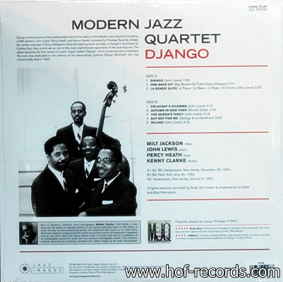 Modren Jazz Quartet - Django 1Lp N.