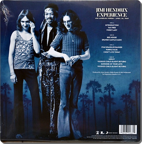 Jimi Hendrix Experience - Los Angeles Forum April 26, 1969 2Lp New