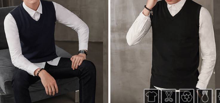 6สีใหญ่พิเศษ กั๊กไหมพรมผู้ชาย เสื้อไม่มีแขน oversizeชาย Size No.37 39-41 43 45 47 49 51 ดำ น้ำเงิน เทา เทาเข้ม แดง เขียว