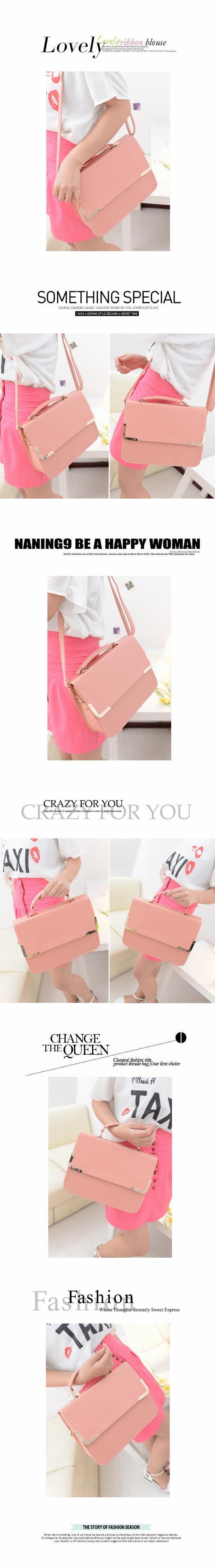 (หมดจ้า) กระเป๋าแฟชั่น ทรงเหลี่ยม สีขาว หนัง PU ดีไซน์สวยเรียบหรู มีสายสะพาย ((โปรโมชั่นส่งฟรี))