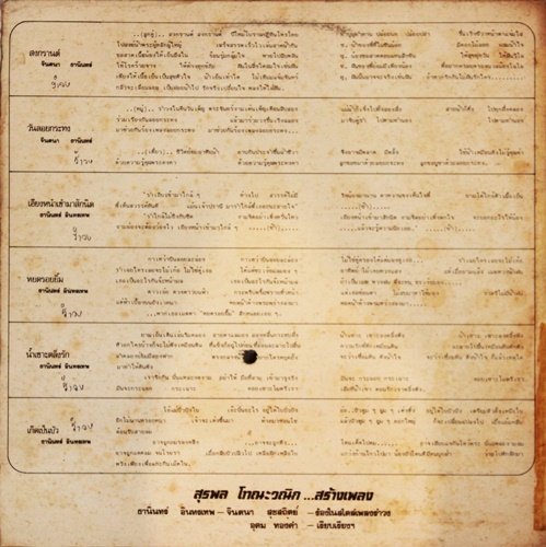 LP ธานินทร์ + จินตนา - กอดปืน , เอียงหน้าเข้ามาสักนิด ปก VG+ แผ่น VG+