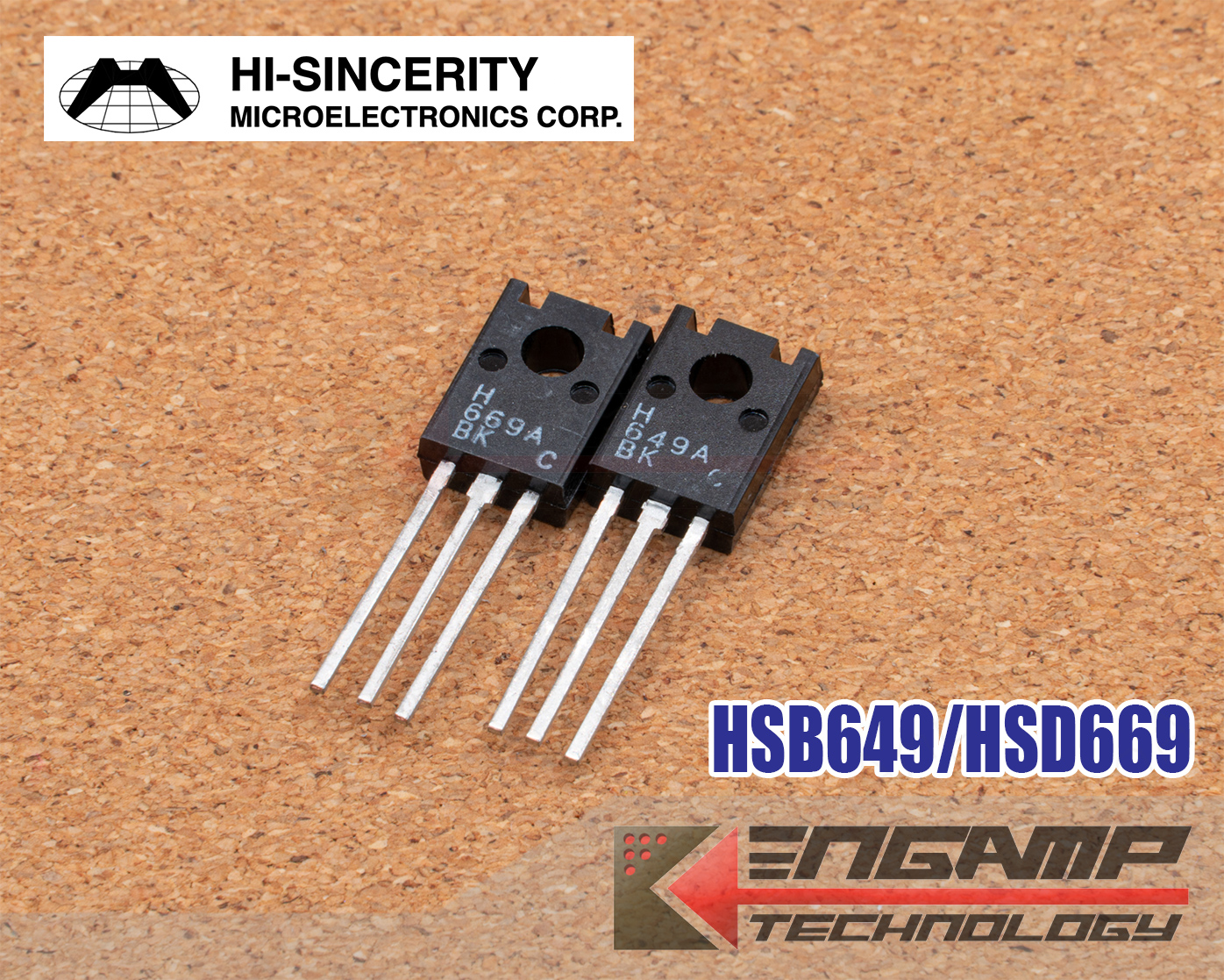 (มีตัวเลือก) [TR] HSB649A HSD669A B649 D669 H649 H669 HI-Sincerity PNP NPN 1.5A 160V